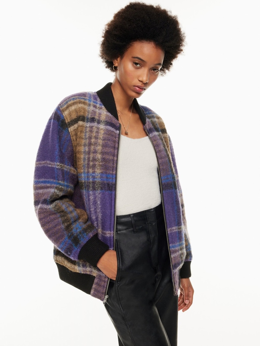 Aritzia Wilfred Free Stable Jacket Wool